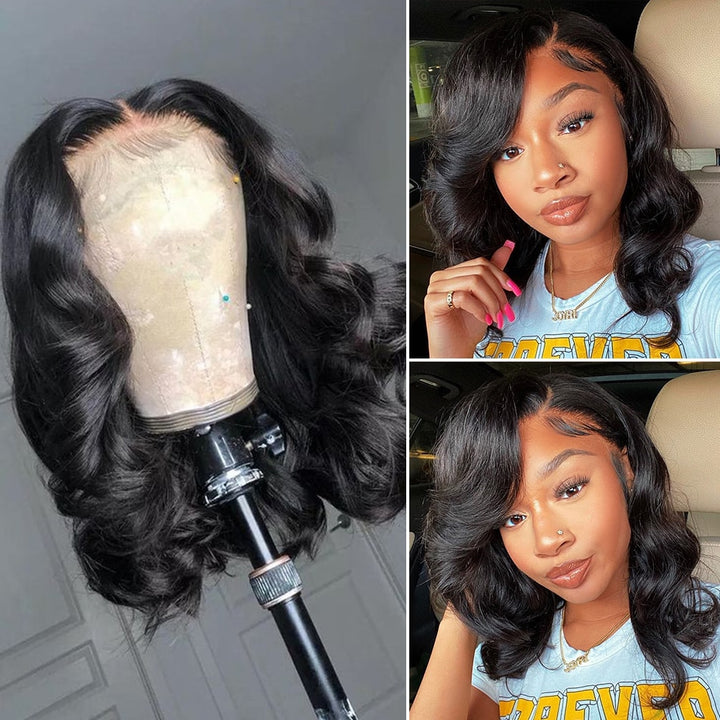 Pre Plucked Body Wave Human Hair Wig